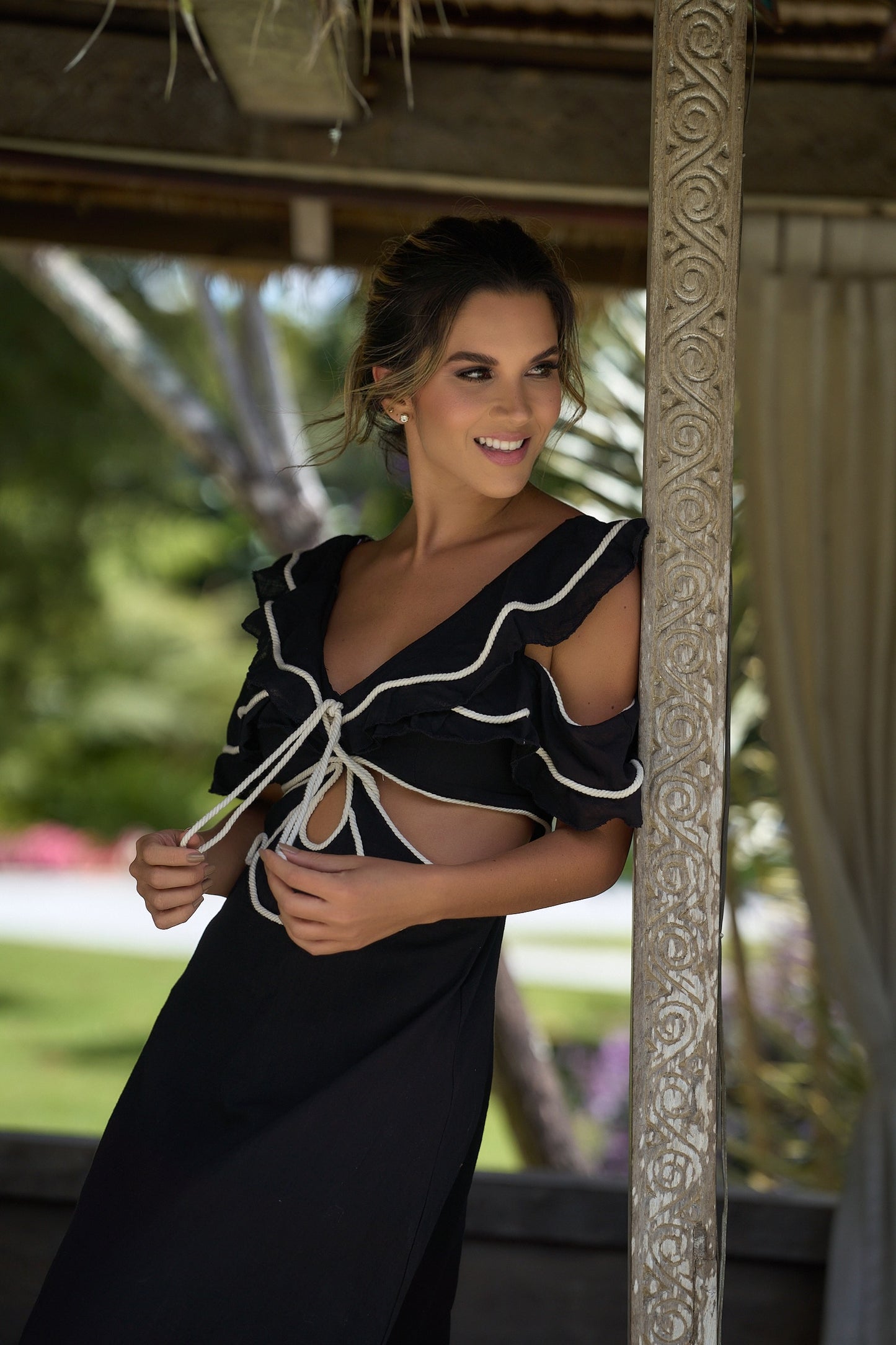 Siena Black Dress
