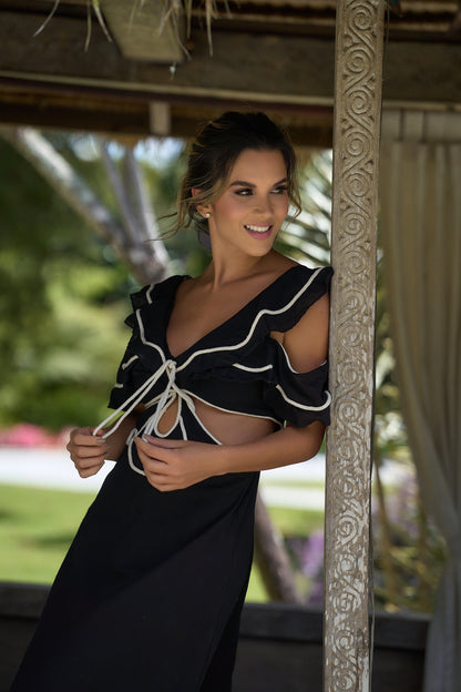 Siena Black Dress