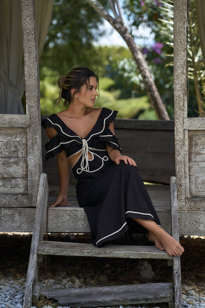 Siena Black Dress