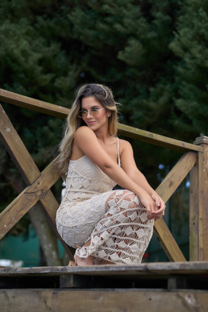 Alba Crochet Dress