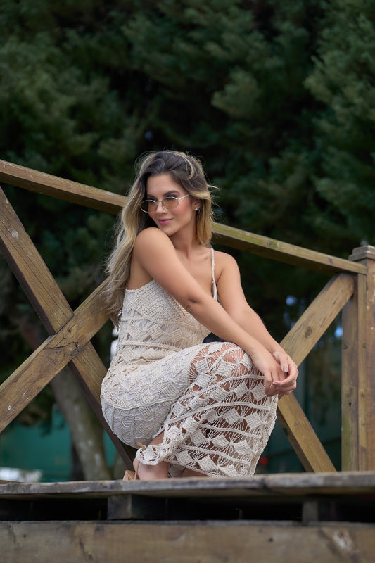 Alba Crochet Dress